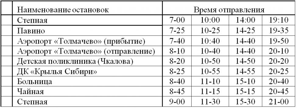 Расписание автобусов муниципальных абакан на 2024 год