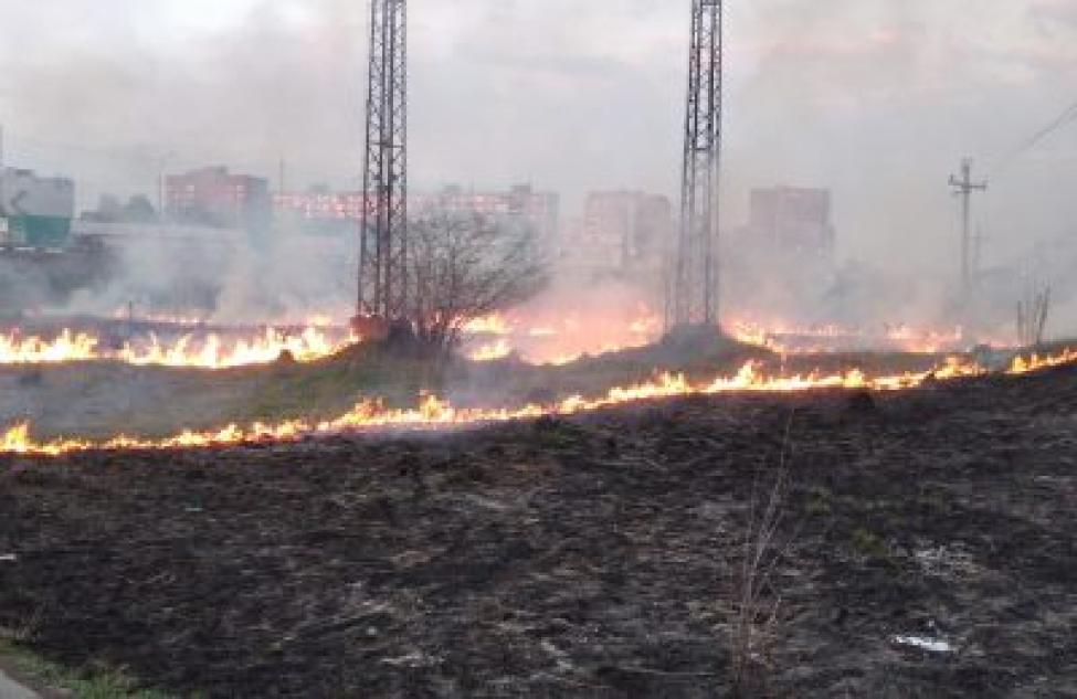 МЧС предупредило обчан о высокой пожароопасности