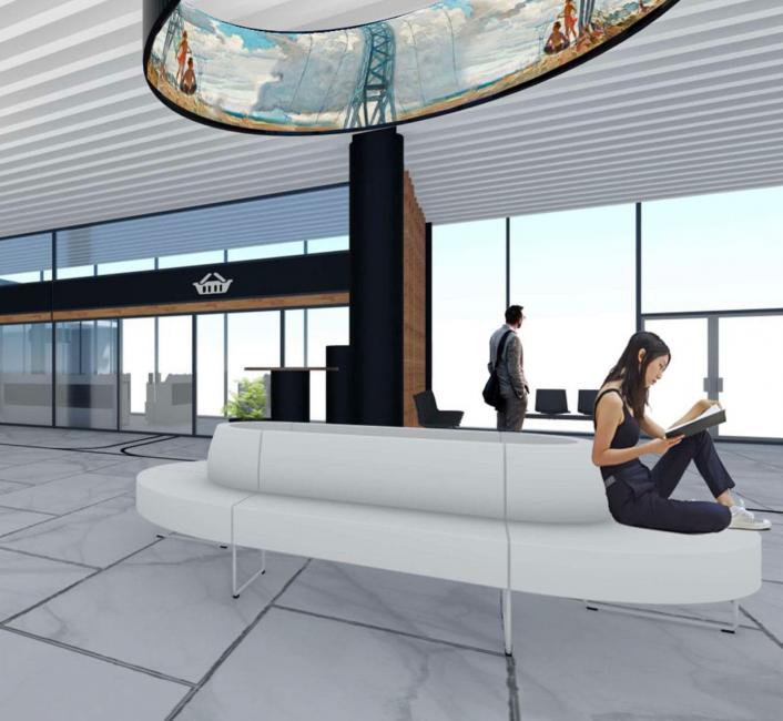 Идеи будущих архитекторов - в новых интерьерах аэровокзала "Толмачево"