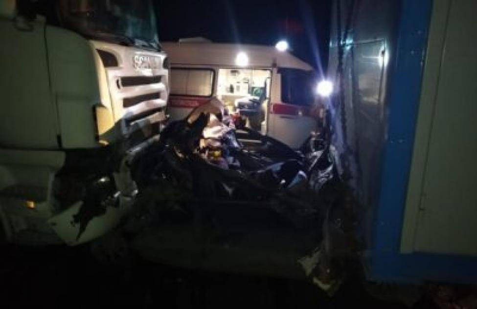 Четыре человека погибли в массовом ДТП на Омском тракте