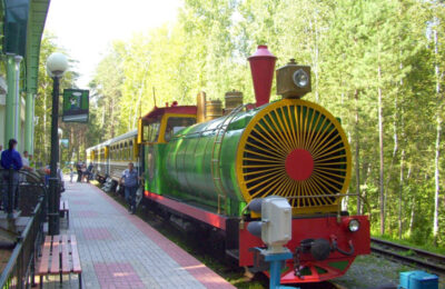 Детская железная дорога начнет работать с 1 июня в Новосибирске