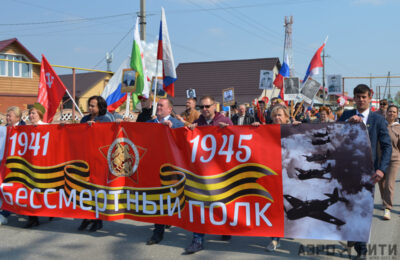 У подножия памятнику воинам – толмачевцам отметили 77-летие Победы жители села Толмачево