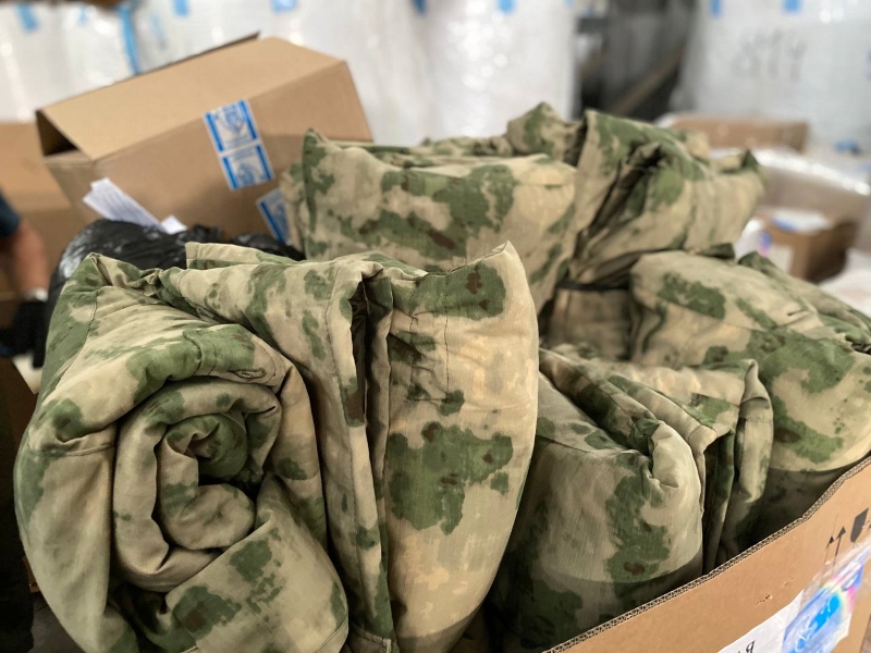 Военнослужащим из Новосибирской области передали двенадцать тонн гуманитарного груза в зону проведения спецоперации