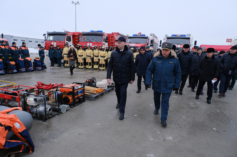 Готовность к противопаводкову и пожароопасному сезону проверил губернатор Андрей Травников