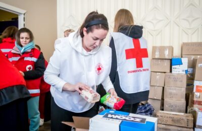 Региональное отделение Красного креста отправило в зону спецоперации 15 тонн гуманитарной помощи