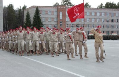 Юнармейцы из Оби примут участие в генеральных репетициях парада Победы в Новосибирске