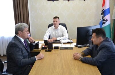 Управляющий отделением Социального фонда России по Новосибирской области посетил Обь с рабочим визитом