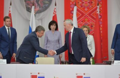 К подписанию взаимовыгодных соглашений пришли Новосибирская область и Республика Беларусь