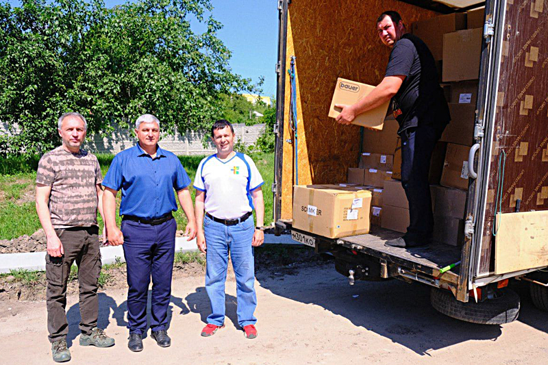Очередная гуманитарная помощь из Оби доставлена в подшефный Беловодский район ЛНР