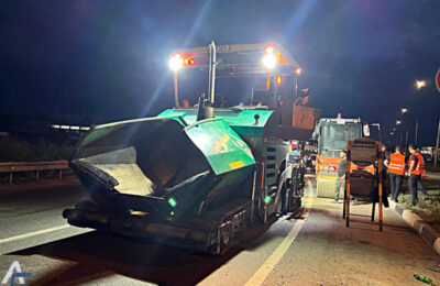 Участок трассы Р-254 отремонтировали в Оби — работы велись по ночам