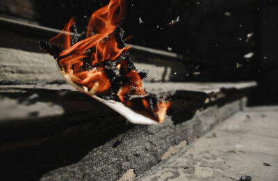 Грузовик загорелся в Павино под Новосибирском