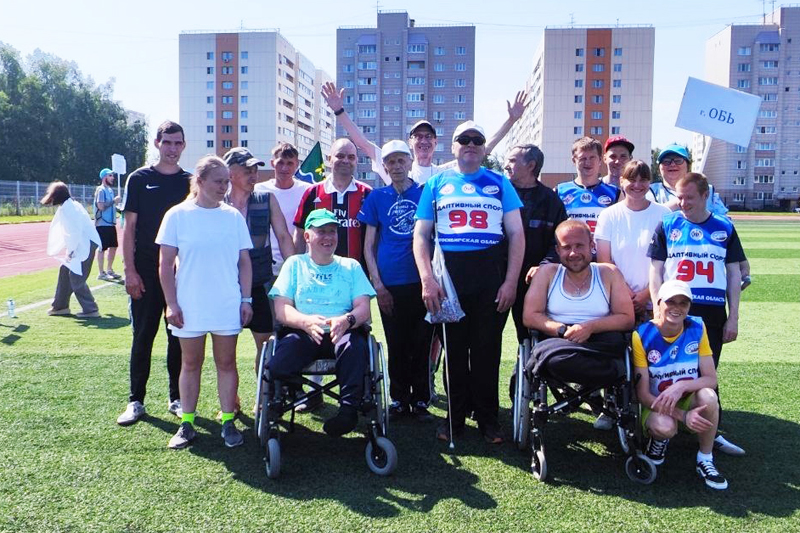 Спортсмены из Оби завоевали медали на юбилейной спартакиаде инвалидов Новосибирской области