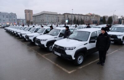 Участковым районов Новосибирской области передали 35 новых служебных автомобилей