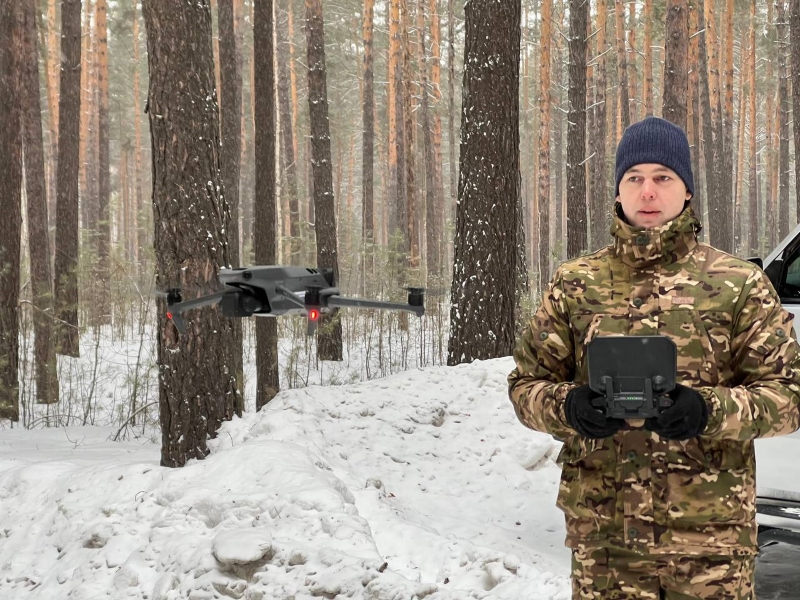 Нарушителей в лесах начали ловить с помощью дронов в Новосибирской области