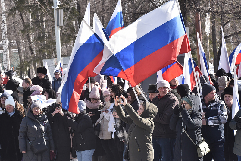 Юбилей воссоединения Крыма с Россией отметили в Новосибирской области