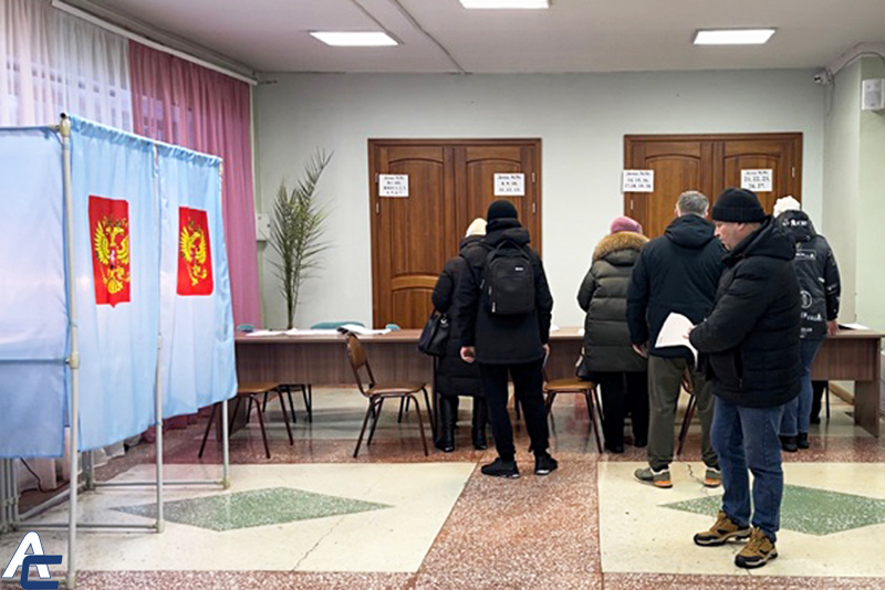 Рекордные явка и поддержка: как голосовал город Обь на выборах Президента РФ-2024