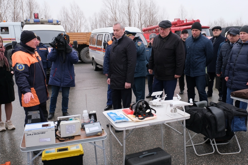 Готовность Новосибирской области к весеннему паводку проконтролировал губернатор Травников