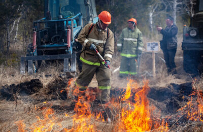 В Новосибирской области с 15 апреля стартовал пожароопасный сезон