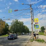 Умные пешеходные переходы установили на улицах Новосибирска по поручению губернатора