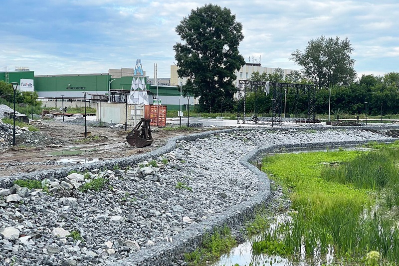 Строительство эко-парка под Новосибирском выходит на финишную прямую