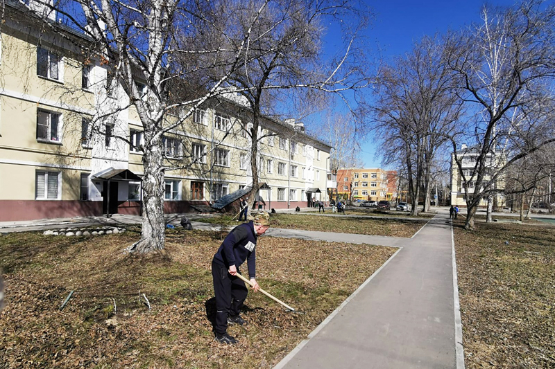 Марафон чистоты проходит в городе Обь