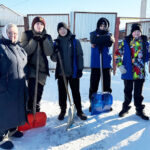 «Снежный десант» высадился в Оби под Новосибирском