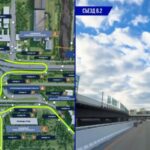 Новая эстакада на площади Труда упростила движение в сторону аэропорта Толмачево