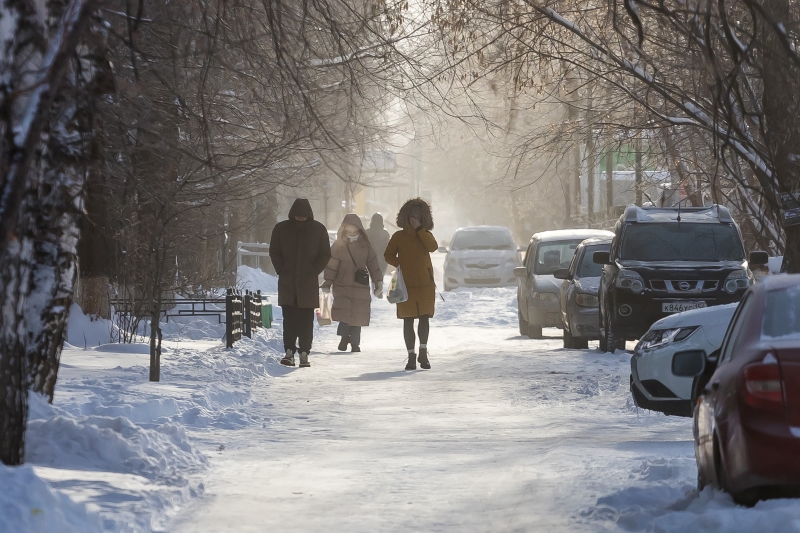 Экстренное предупреждение о морозах выпустило МЧС по Новосибирской области