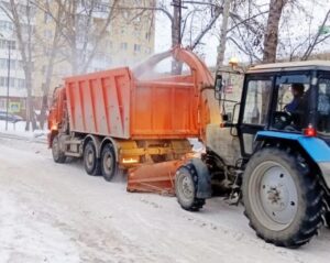 Прошлогодний рекорд по вывозу снега с улиц установили в городе Обь