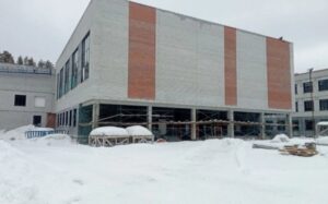 Школу на 550 мест возводят в поселке Кудряшовский по госпрограмме