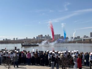 В Новосибирске дали официальный старт движению речного транспорта по Оби