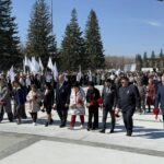 Студенты вузов и колледжей региона создали «Стену Памяти» на акции «Эхо Победы» 24 апреля