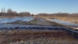 Движение остановлено на шести участках дорог в Новосибирской области из-за разлива воды