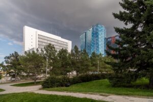 Декоративные ограждения и кустарники установят в парке Бугакова чтобы остановить велокурьеров в Новосибирске
