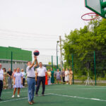 Новая спортплощадка открыта в частном секторе на севере города Оби