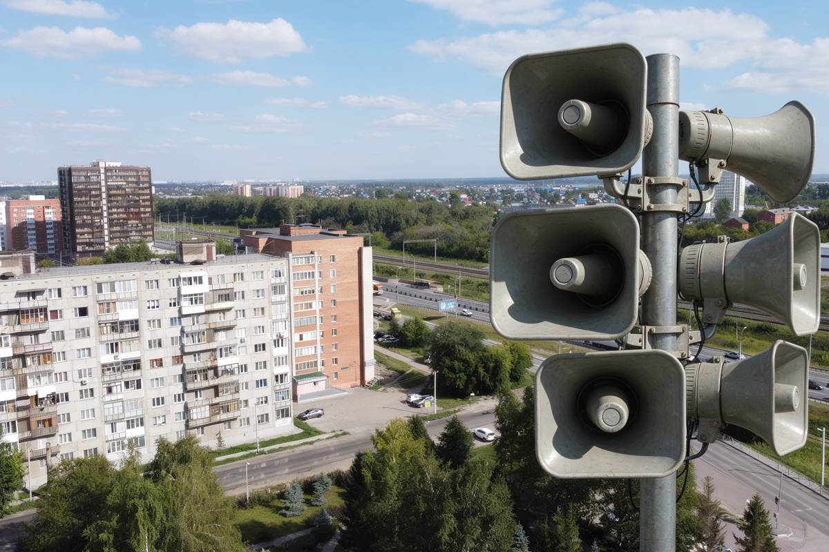 В Новосибирской области проверят сирены и прервут телеэфир
